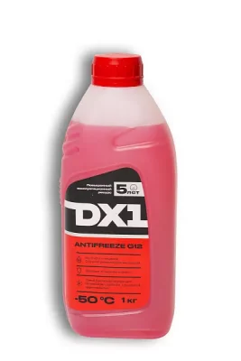 Antifreeze G12 -50 °C красный DX1
