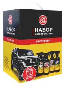 JOY CAR Набор автокосметики ЭКСТЕРЬЕР 4в1 
