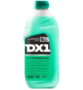 Antifreeze G12 -40 °C зеленый DX1 1 кг