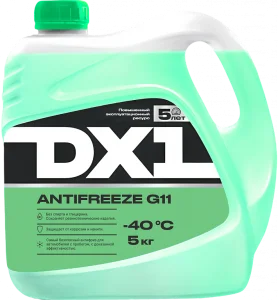 Antifreeze G11 -40 °C зеленый DX1 5 кг